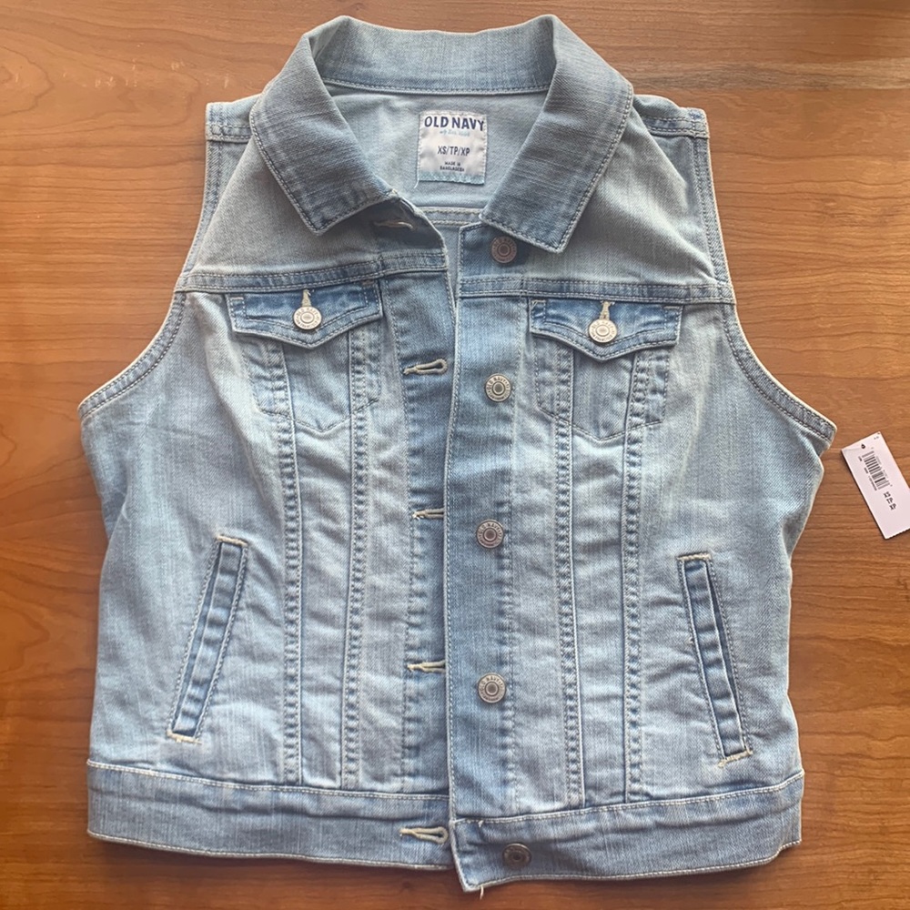 NWT Old Navy Denim Vest Women’s Sz XS